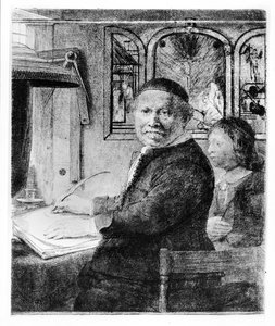 Lieven Willemsz van Coppenol, c.1658 by Rembrandt van Rijn