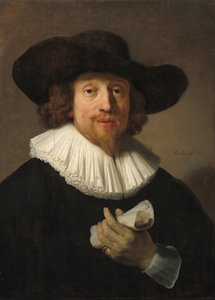 Man with Sheet of Music, 1633 by Rembrandt van Rijn