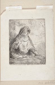 Our Lady of Sorrows with Instruments of the Passion by Rembrandt van Rijn