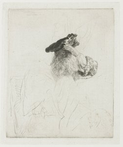 Old Man Shading His Eyes with His Hand by Rembrandt van Rijn