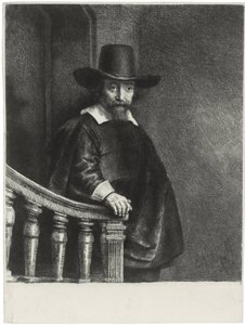 Portrait of Dr. Ephraim Bueno by Rembrandt van Rijn