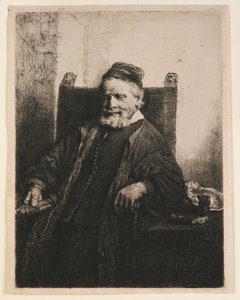 Portrait of Jan Lutma by Rembrandt van Rijn
