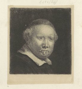 Portrait of the Writing Master Lieven Willemsz. van Coppenol: Large Plate by Rembrandt van Rijn