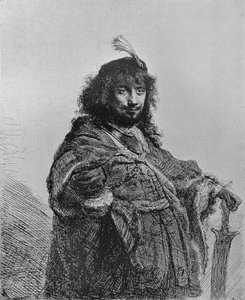 Rembrandt with the Sabre