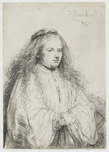 Saskia as St Catherine of Alexandria by Rembrandt van Rijn