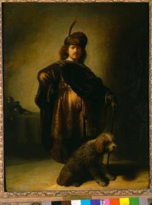 Self-Portrait in Oriental Costume by Rembrandt van Rijn