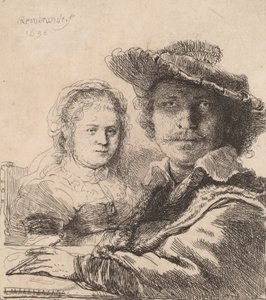 Self-Portrait with Saskia, 1636