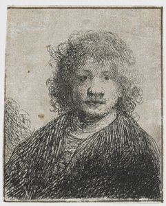 Self-Portrait with a Broad Nose by Rembrandt van Rijn