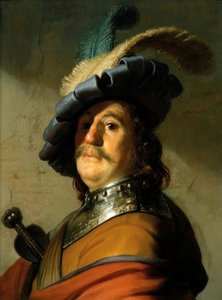 Soldier with Iron Collar and Feather Hat