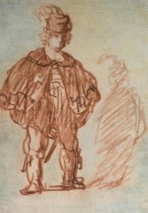 Standing Actor by Rembrandt van Rijn