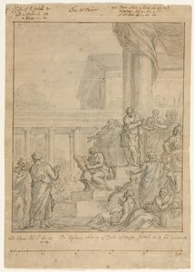 Study for King Josiah Rending his Garments