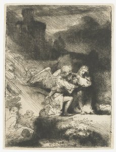 The Agony in the Garden by Rembrandt van Rijn