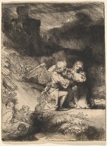 The Agony in the Garden by Rembrandt van Rijn