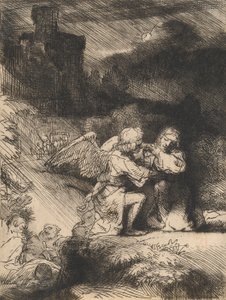 The Agony in the garden, c.1657 by Rembrandt van Rijn