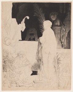 The Artist Drawing from the Model