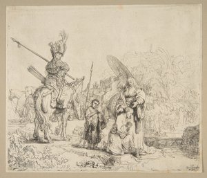 The Baptism of The Eunuch by Rembrandt van Rijn