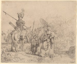 The Baptism of the Eunuch by Rembrandt van Rijn