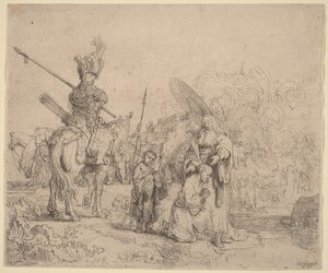 The Baptism of the Eunuch by Rembrandt van Rijn