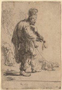 The Blind Fiddler by Rembrandt van Rijn