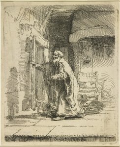 The Blindness of Tobit, 1651 by Rembrandt van Rijn