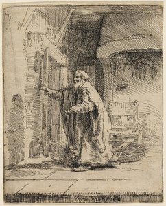 The Blindness of Tobit: The Larger Plate by Rembrandt van Rijn