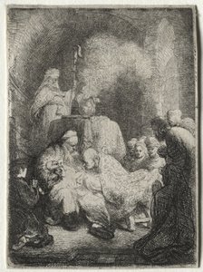 The Circumcision: Small Plate by Rembrandt van Rijn