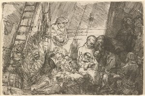 The Circumcision in the Stable by Rembrandt van Rijn