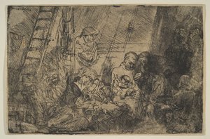The Circumcision in the Stable by Rembrandt van Rijn