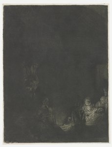 The Entombment by Rembrandt van Rijn