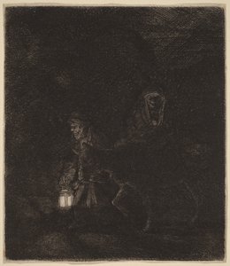 The Flight into Egypt by Rembrandt van Rijn