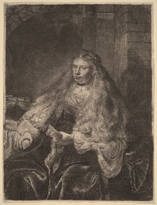 The Great Jewish Bride by Rembrandt van Rijn