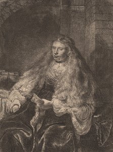 The Great Jewish Bride by Rembrandt van Rijn