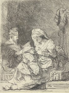 The Holy Family by Rembrandt van Rijn