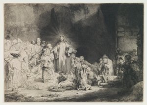 The Hundred Guilder Print by Rembrandt van Rijn