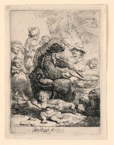 The Pancake Woman by Rembrandt van Rijn