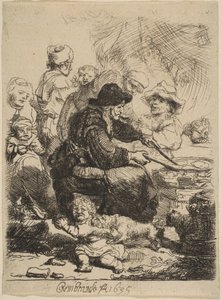 The Pancake Woman by Rembrandt van Rijn
