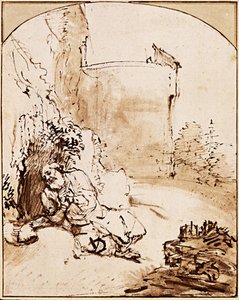 The Prophet Jonah Before the Walls of Nineveh by Rembrandt van Rijn