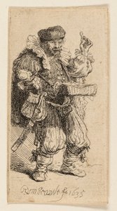 The Quacksalver by Rembrandt van Rijn