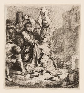The Stoning of St. Stephen by Rembrandt van Rijn