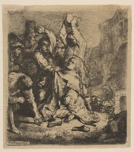 The Stoning of St. Stephen by Rembrandt van Rijn