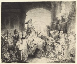 The Triumph of Mordecai by Rembrandt van Rijn