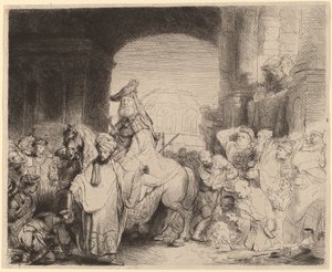 The Triumph of Mordecai by Rembrandt van Rijn
