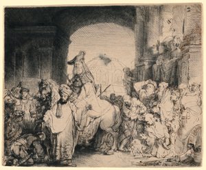 The Triumph of Mordecai by Rembrandt van Rijn