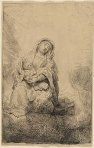 The Virgin and Child in the Clouds