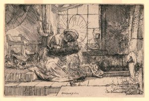 The Virgin and Child with the Cat and Joseph at the Window
