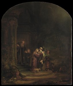 The Visitation by Rembrandt van Rijn