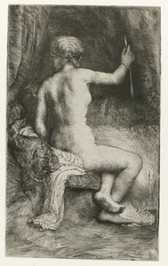 The Woman with the Arrow by Rembrandt van Rijn