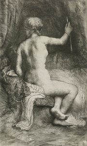 The Woman with the Arrow, 1661 by Rembrandt van Rijn