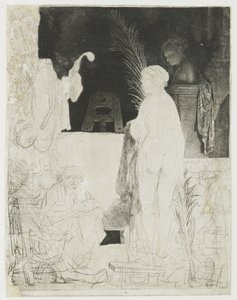 The Artist Drawing from the Model