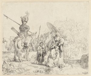 The Baptism of the Eunuch by Rembrandt van Rijn